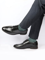 Shop Men Black Formal Office Comfort Lace-Up Derby Shoes Online.