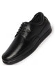 Men Black Formal Office Genuine Leather Lace Up Shoes