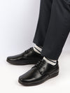 Men Black Formal Office Genuine Leather Lace Up Shoes