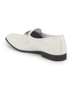 Shop Men White Party Formal Patent Leather Embossed Buckle Slip On Loafer Shoes|Traditional Wedding Shoes|Tuxedos Dress Shoes Online.