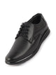 Men Black Genuine Leather Formal Office Lace Up Derby Shoes