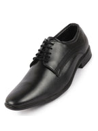 Men Black Genuine Leather Office Formal Lace Up Derby Shoes