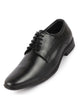 Men Black Genuine Leather Office Formal Lace Up Derby Shoes