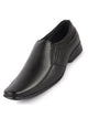 Men Black Genuine Leather Office Formal Slip On Shoes
