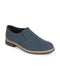 Men Navy Blue Formal Office Comfort Design Broad Feet TPR Welted Sole Slip On Shoes