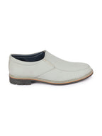 Shop Men Sky Blue Formal Office Comfort Design Broad Feet TPR Welted Sole Slip On Shoes Online.