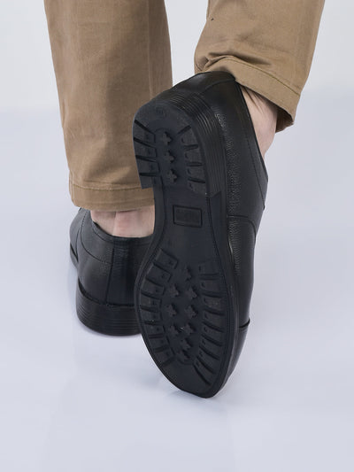 men black genuine leather formal office comfort broad feet oxford lace up shoes