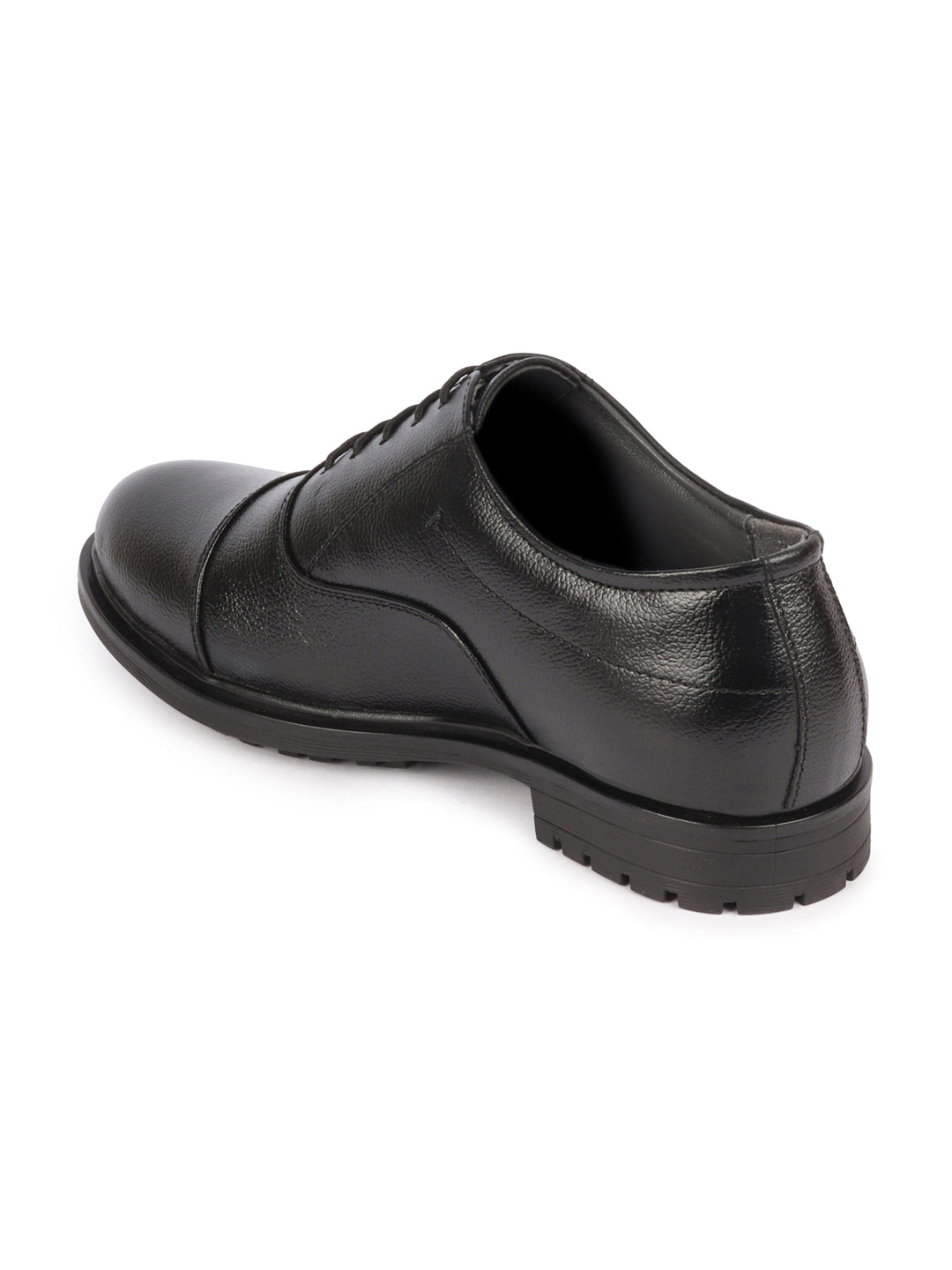 men black genuine leather formal office comfort broad feet oxford lace up shoes