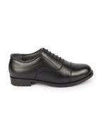 men black genuine leather formal office comfort broad feet oxford lace up shoes