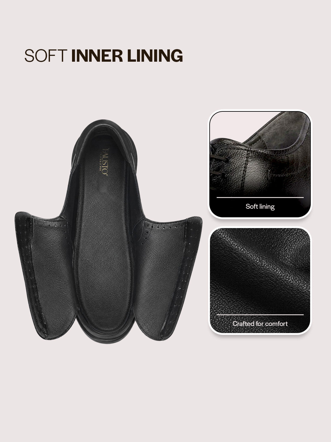 men black genuine leather formal office comfort broad feet oxford lace up shoes