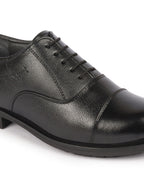 men black genuine leather formal office comfort broad feet oxford lace up shoes
