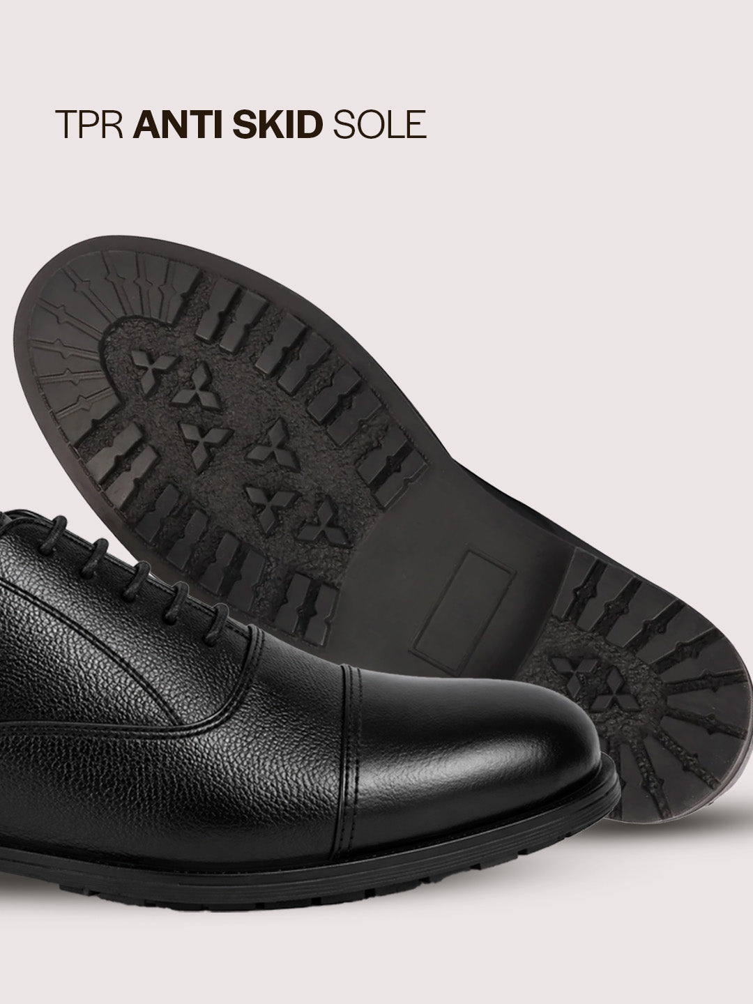 men black genuine leather formal office comfort broad feet oxford lace up shoes