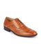 Men Tan Formal Office Round Toe Comfort Brogue Lace Up Shoes
