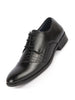 Men Black Party Formal Office Comfort Embossed Design Lace Up Shoes