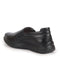 Men Black Genuine Leather Feather Lightweight EVA Sole Formal Office Comfort Broad Feet Slip On Shoes