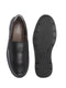Men Black Genuine Leather Feather Lightweight EVA Sole Formal Office Comfort Broad Feet Slip On Shoes