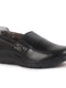 Men Black Genuine Leather Feather Lightweight EVA Sole Formal Office Comfort Broad Feet Slip On Shoes