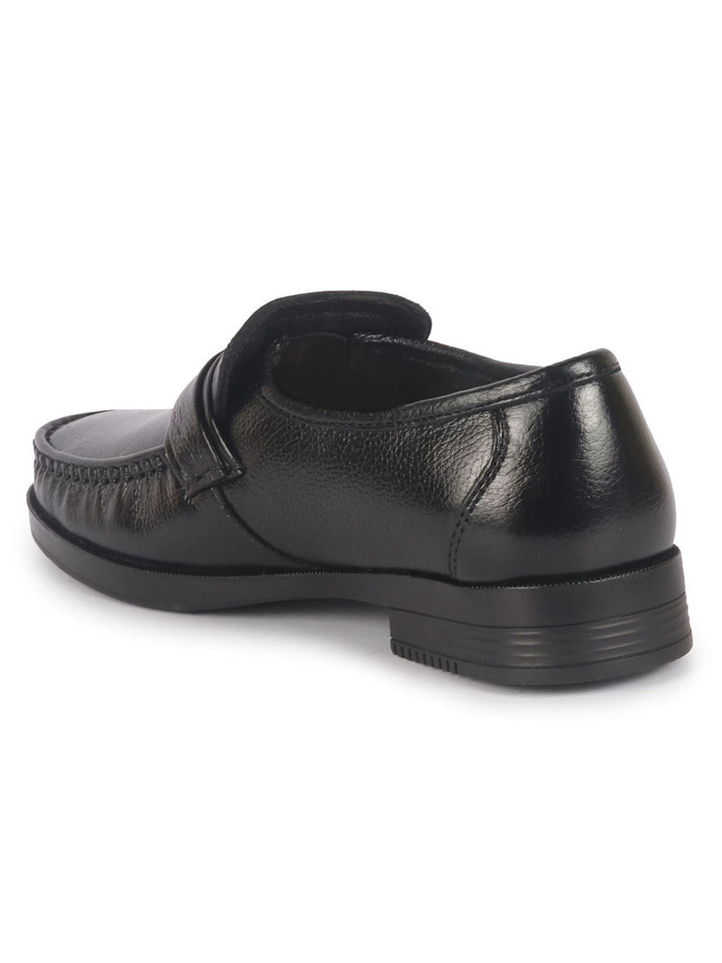 men black genuine leather formal slip on moccasins shoes for office