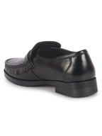 men black genuine leather formal slip on moccasins shoes for office