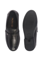 men black genuine leather formal slip on moccasins shoes for office