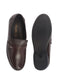 Men Brown Genuine Leather Formal Slip On Moccasins Shoes for Office|Memory Cushion Meeting Slip-Ons