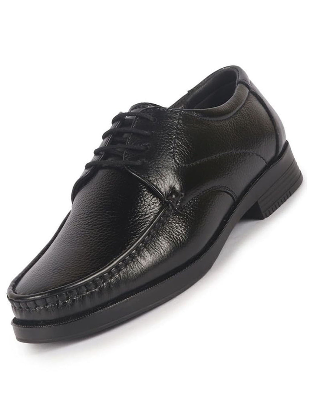 men black genuine leather formal lace up moccasins derby shoes for office