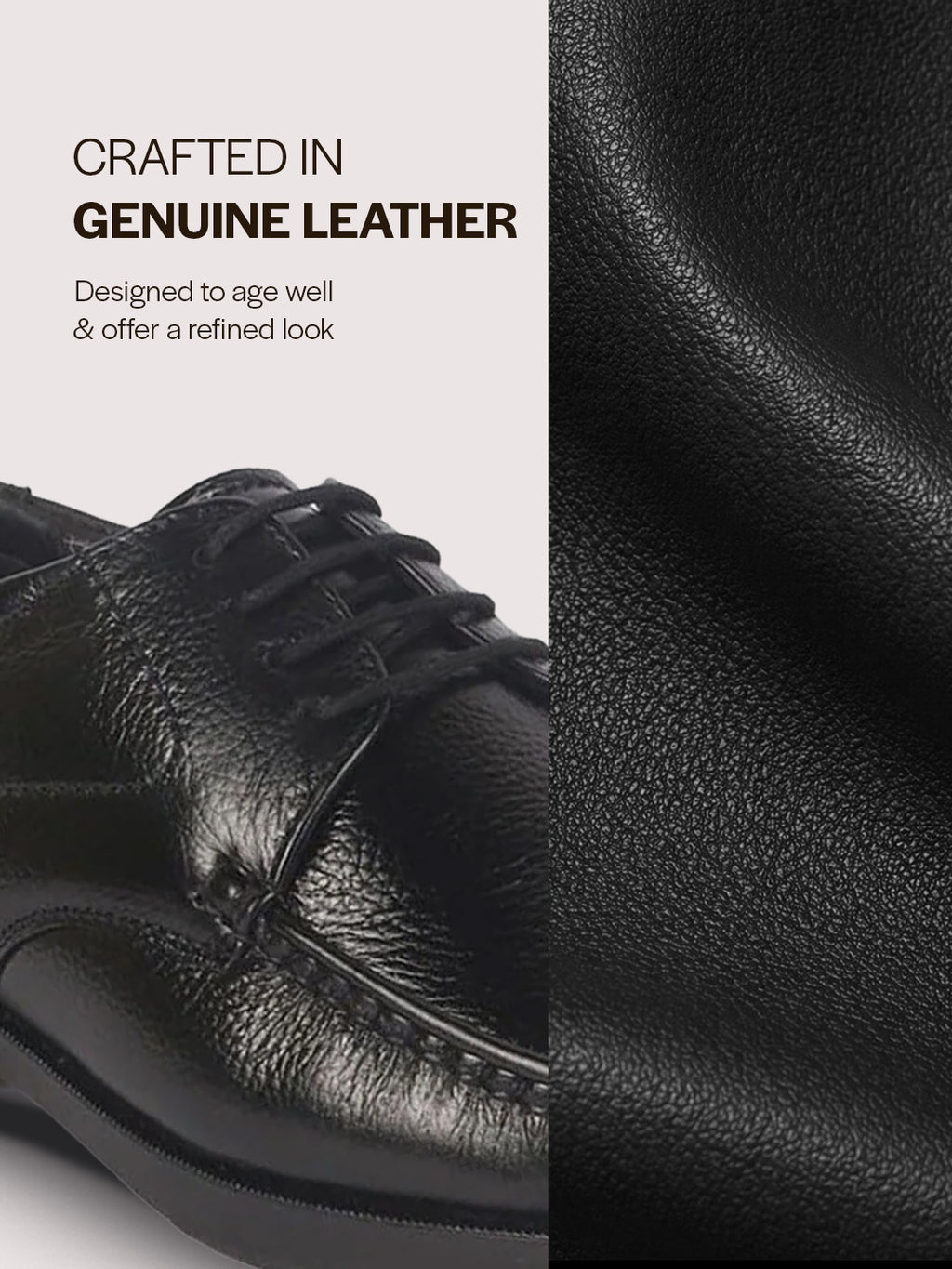 men black genuine leather formal lace up moccasins derby shoes for office