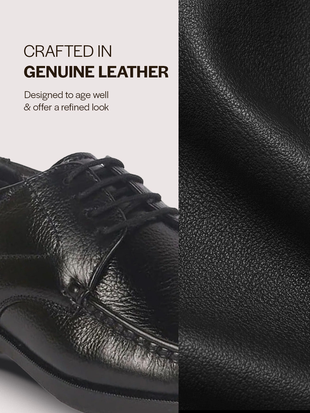 men black genuine leather formal lace up moccasins derby shoes for office