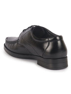 Men Black Genuine Leather Formal Lace Up Moccasins Derby Shoes for Office