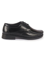 Men Black Genuine Leather Formal Lace Up Moccasins Derby Shoes for Office