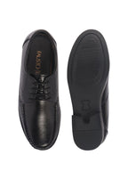 Men Black Genuine Leather Formal Lace Up Moccasins Derby Shoes for Office