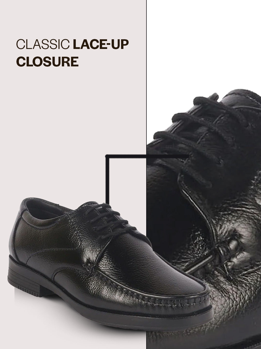 men black genuine leather formal lace up moccasins derby shoes for office