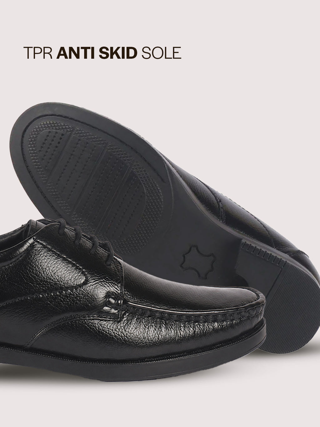men black genuine leather formal lace up moccasins derby shoes for office