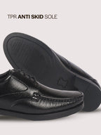 men black genuine leather formal lace up moccasins derby shoes for office