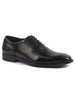 Men Black Genuine Leather Formal Classic Lace Up Brogue Shoes for Work|Tuxedo Lace Up Shoes
