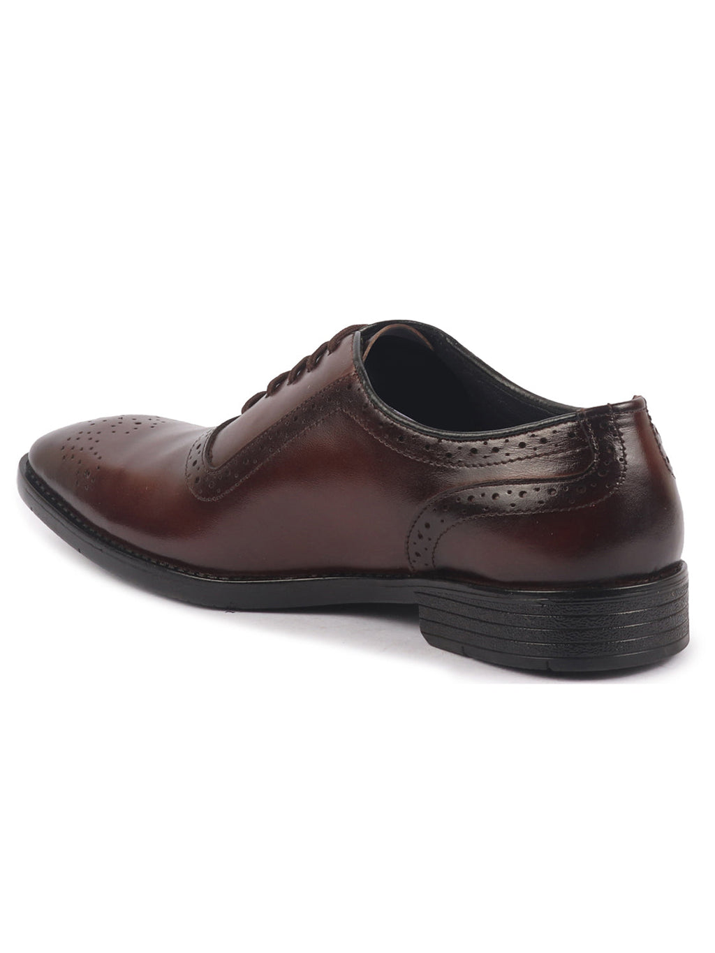 men brown genuine leather formal classic lace up brogue shoes for work|tuxedo lace up shoes