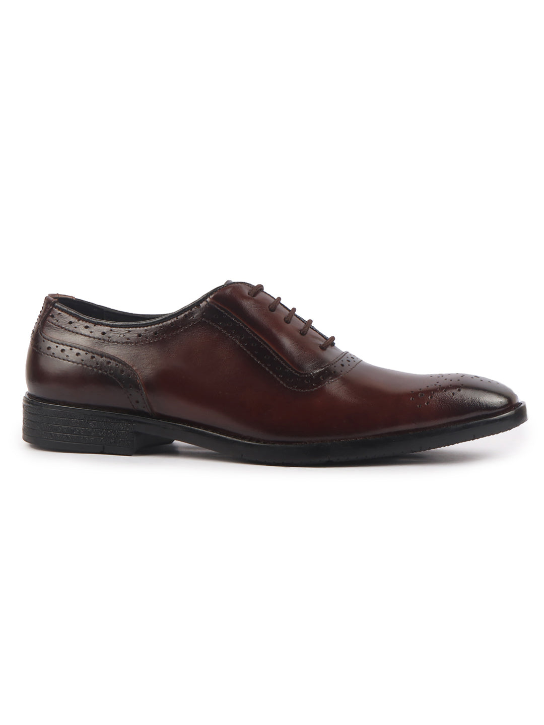men brown genuine leather formal classic lace up brogue shoes for work|tuxedo lace up shoes
