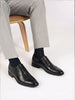 Men Black Genuine Leather Formal Lace Up Brogue Shoes for Office|Meeting Event Shoes with Comfort