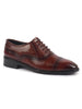 Men Tan Genuine Leather Formal Lace Up Brogue Shoes for Office|Meeting Event Shoes with Comfort