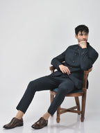 navy blue loafers for men
