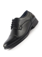 men black formal classic office lace up derby college shoes|evening party, event, wedding tuxedo oxford shoe|memory cushioned insole