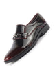 Men Cherry Horsebit Buckle Patent Leather Party Formal Slip On Shoes|Extra Cushioned Insole Tuxedo Loafers for Wedding, Reception, Cocktail|Slip Resistant Sole