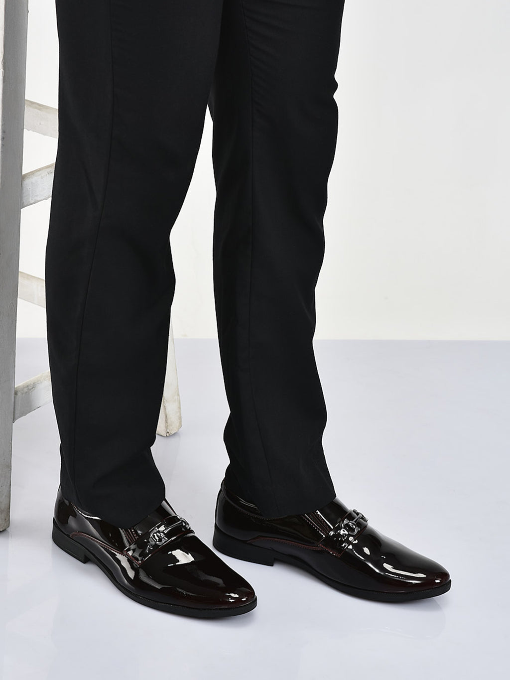 black formal lace up shoes for men