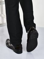 black formal lace up shoes for men