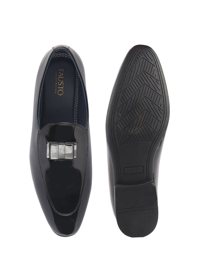 black slip on shoes for men