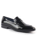 Men Black Classic Patent Leather Party Formal Slip On Shoes|Extra Cushioned Insole Tuxedo Loafers for Wedding, Reception, Cocktail|Slip Resistant Lightweight Sole