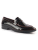 Men Pink Classic Patent Leather Party Formal Slip On Shoes|Extra Cushioned Insole Tuxedo Loafers for Wedding, Reception, Cocktail|Slip Resistant Lightweight Sole