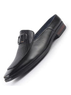 black slip on shoes for men