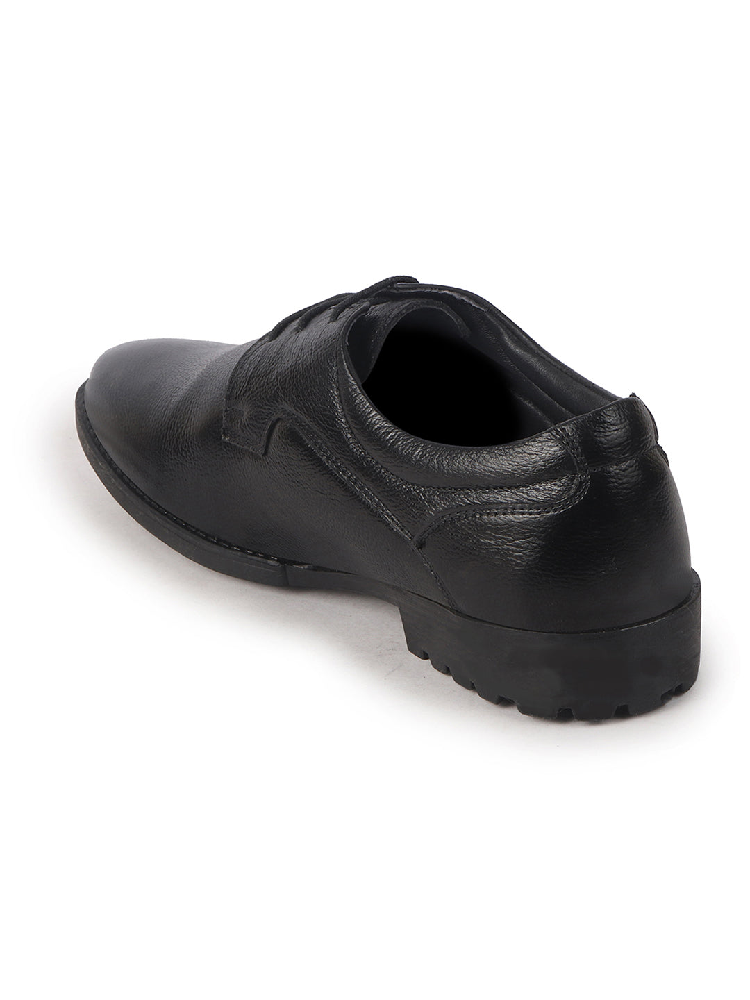 pebbled texture formal shoes