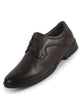 Men Brown Genuine Leather Lace Up Formal Derby Shoes|TPR Welted Sole for All Day Comfort|Memory Cushioned Insole Shoe for Office, Meeting, Travel, Events